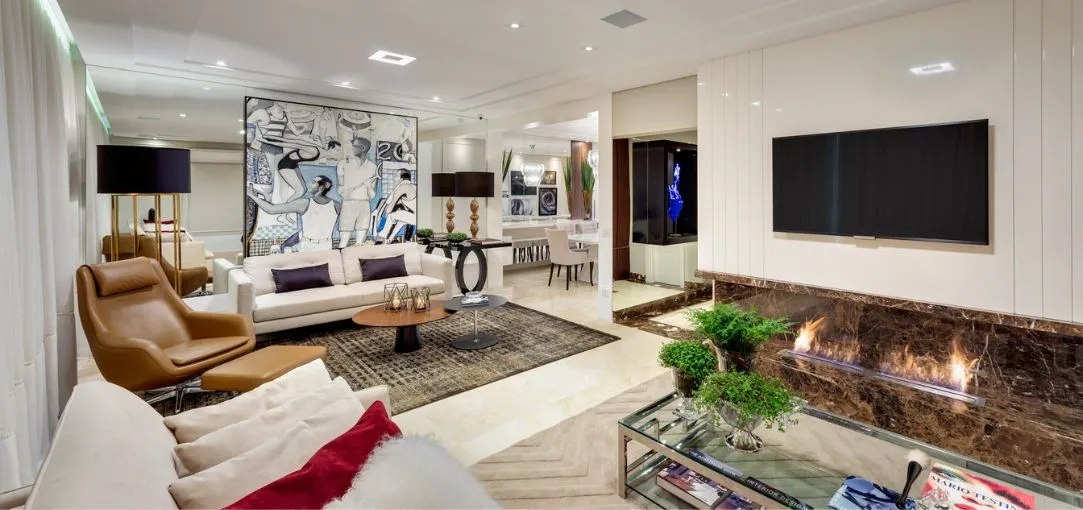 Lareira para apartamento e varanda: como escolher
