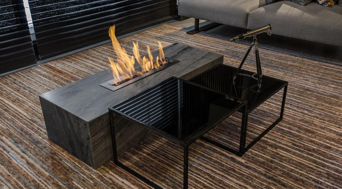 Lareira ecológica embutida Lareira ecológica embutida