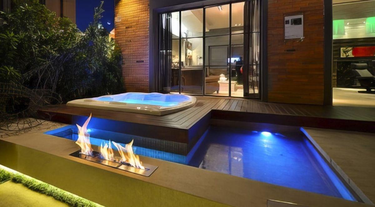 Lareira ecológica de piso Lareira ecológica de piso